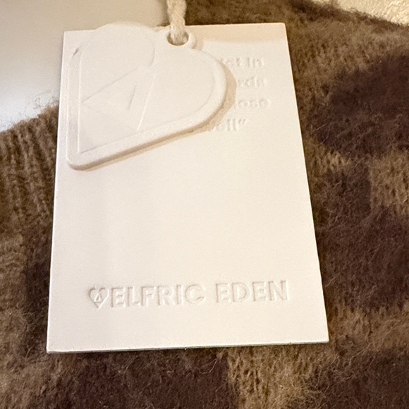 Aelfric Eden Brown Leopard Oversized Cardigan - Picture 2 of 7